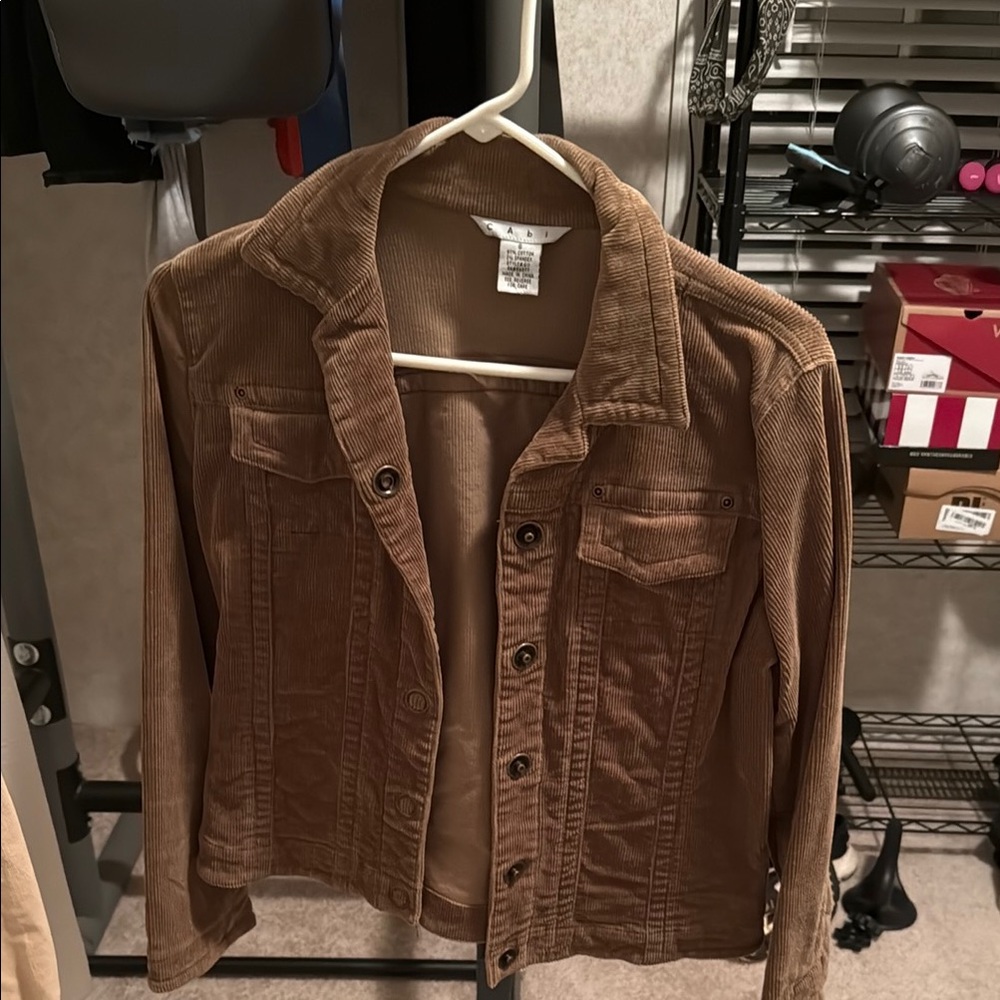 Women's Tan Corduroy Jacket